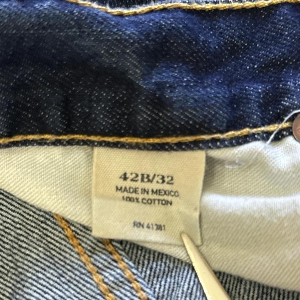 Y2K Polo Blue Jeans 42B x 32 Classic Denim Ralph Lauren Style - Picture 4 of 8